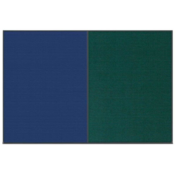 Enclosed Corkboard, 1 Door, 48"x36", 4" Fra